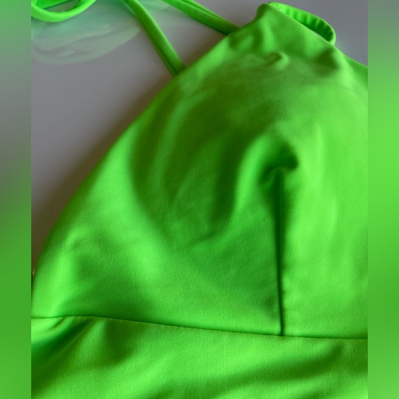 Aerie Neon Green Bikini top Women’s Size M - Picture 7 of 7